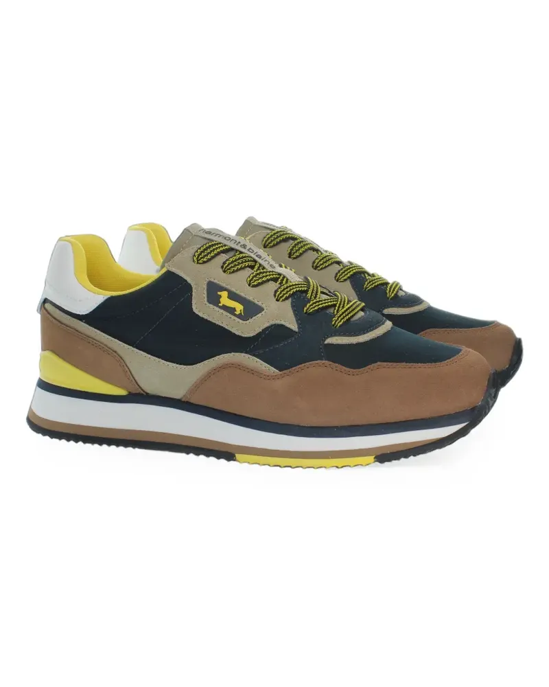 Harmont & Blaine Sneakers mit Logo-Patch - Braun Braun