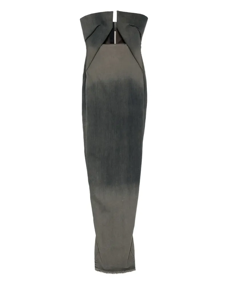 Rick Owens Schulterfreies Kleid - Grau Grau