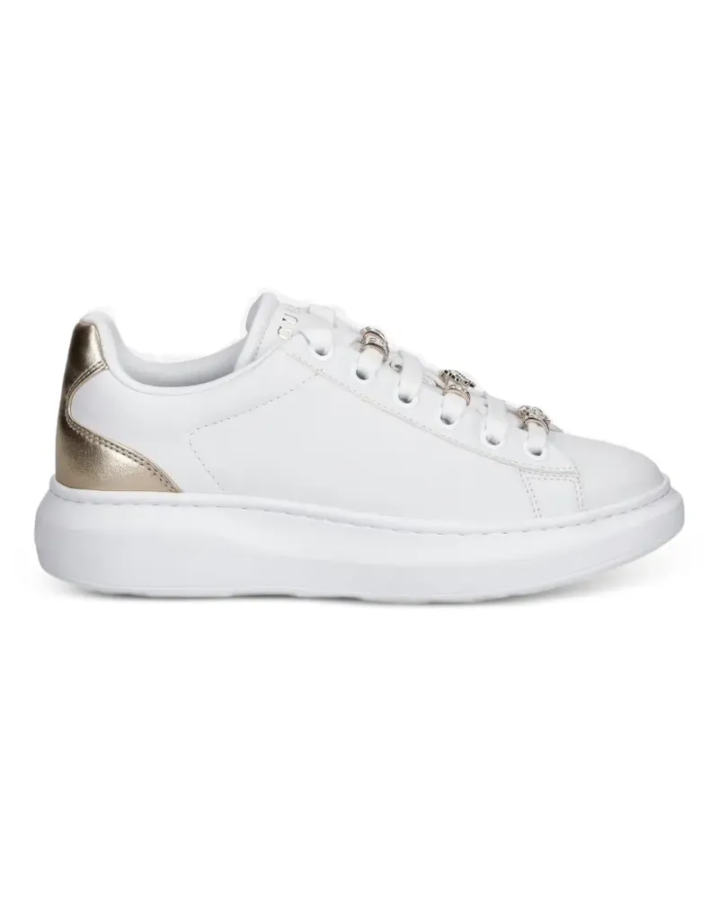 Guess charm-embellished chunky-sole sneakers - Weiß Weiß