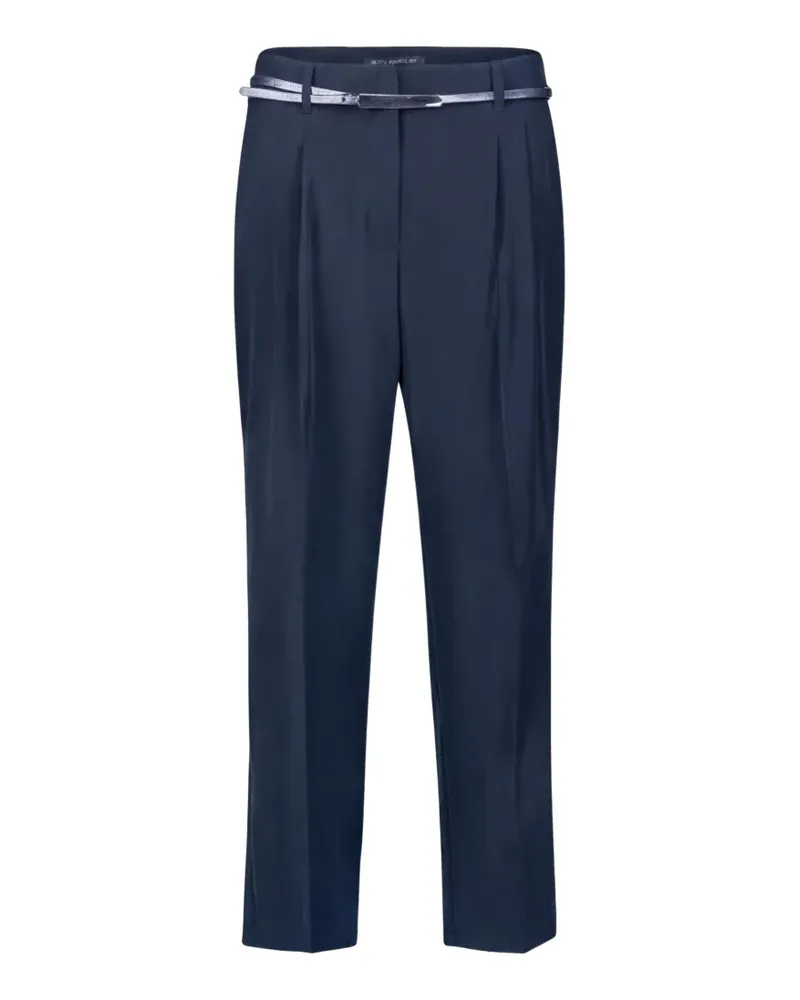 Betty Barclay Plissierte Hose mit Gürtel - Blau Blau