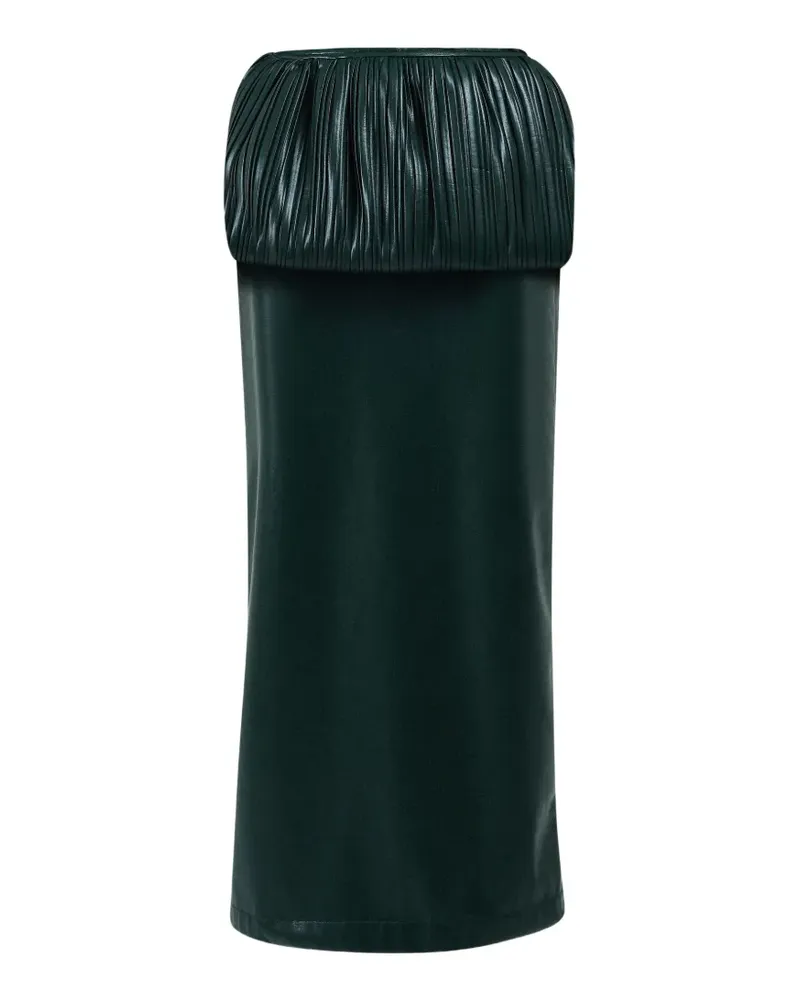 Rowen Rose pleated balloon maxi skirt - Grün Grün