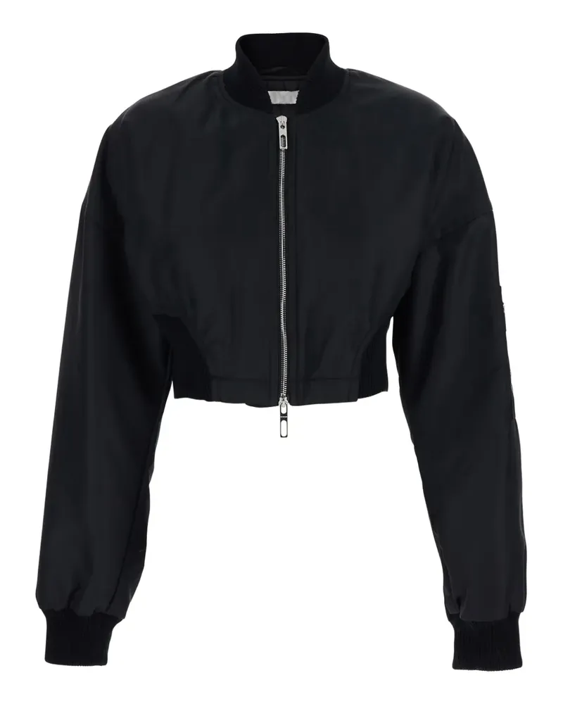 SPORTMAX Bomberjacke mit Reißverschluss - Schwarz Schwarz