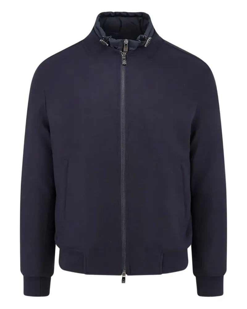 Corneliani Zip Padded Jacket - Blau Blau