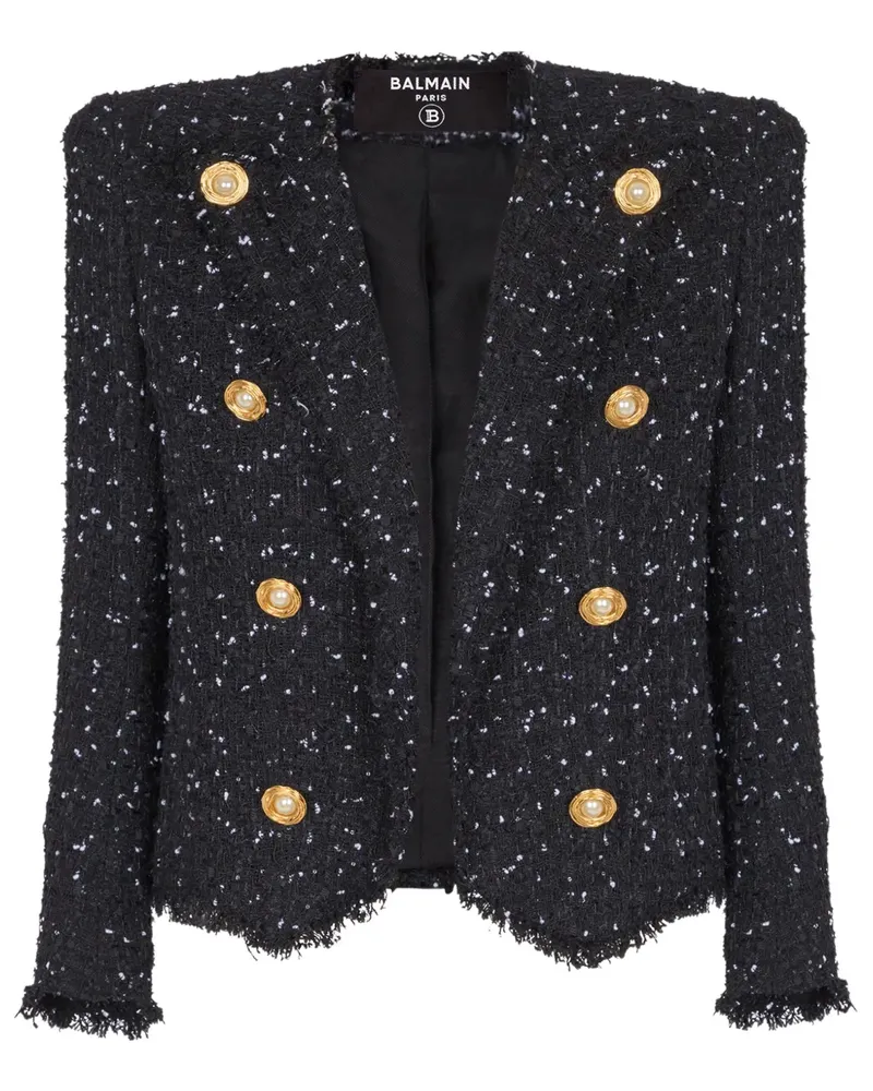 Balmain Spencer Jacke - Schwarz Schwarz