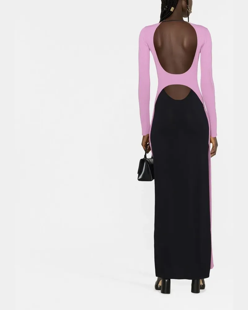 1017 ALYX 9SM Maxikleid mit Cut-Outs - Rosa Rosa