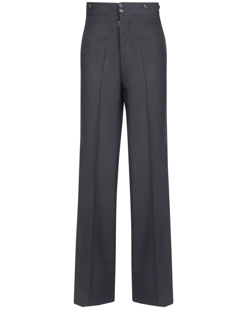 Maison Margiela Barathea Hose - Schwarz Schwarz