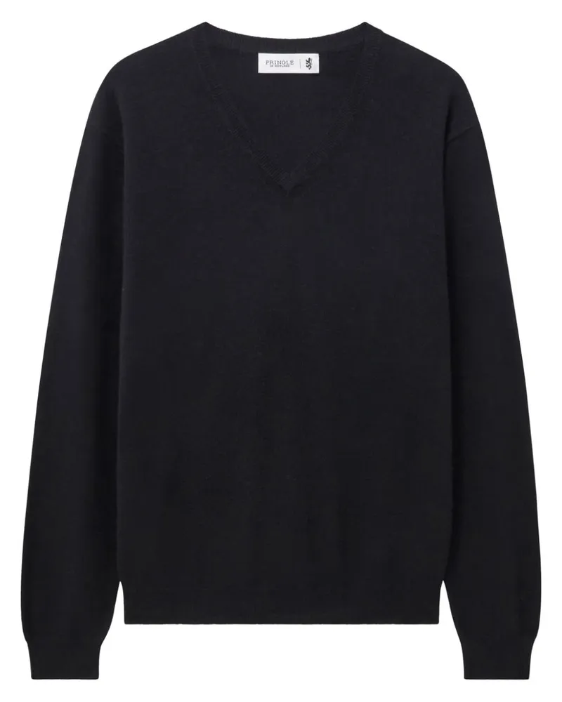 Pringle of Scotland Kaschmirpullover mit V-Ausschnitt - Schwarz Schwarz