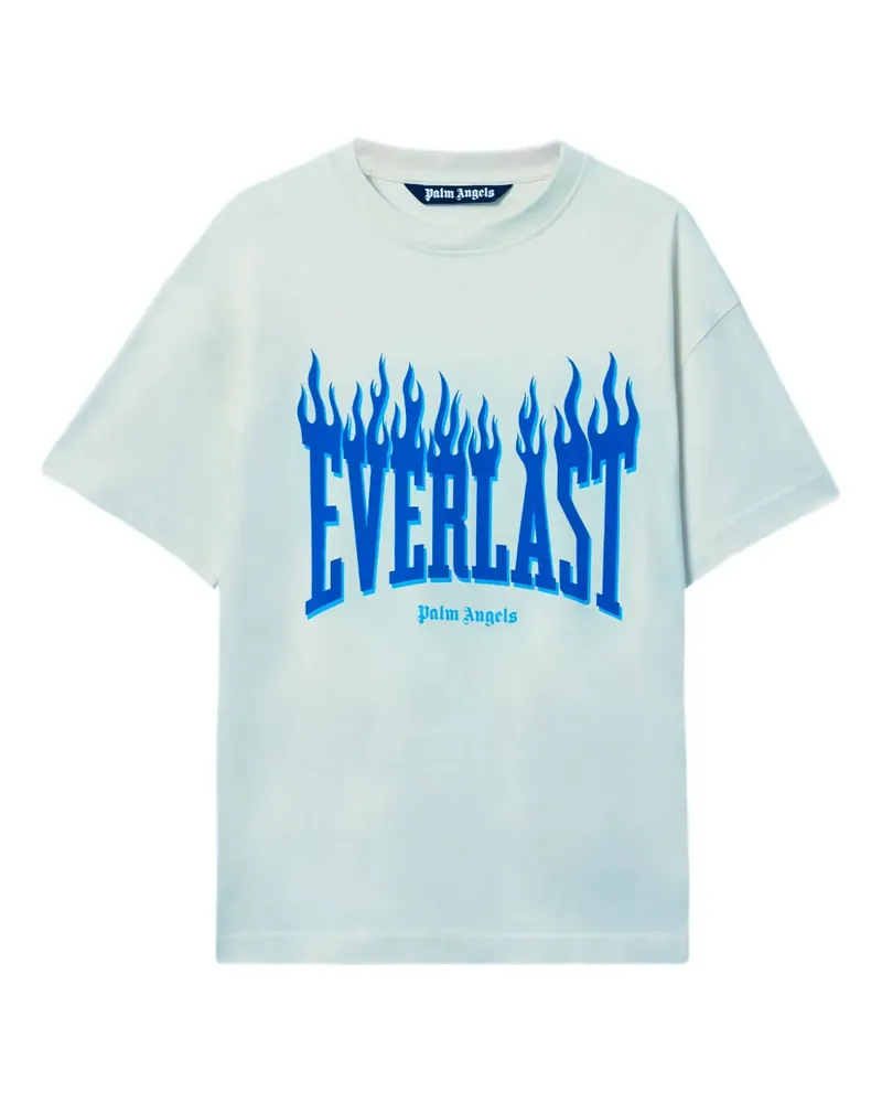 Palm Angels x Everlast T-Shirt mit Flammen-Print - Nude Nude
