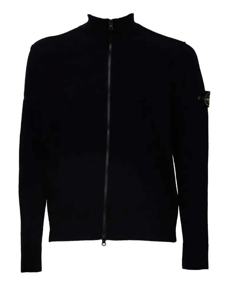 Stone Island Cardigan mit Reißverschluss - Schwarz Schwarz