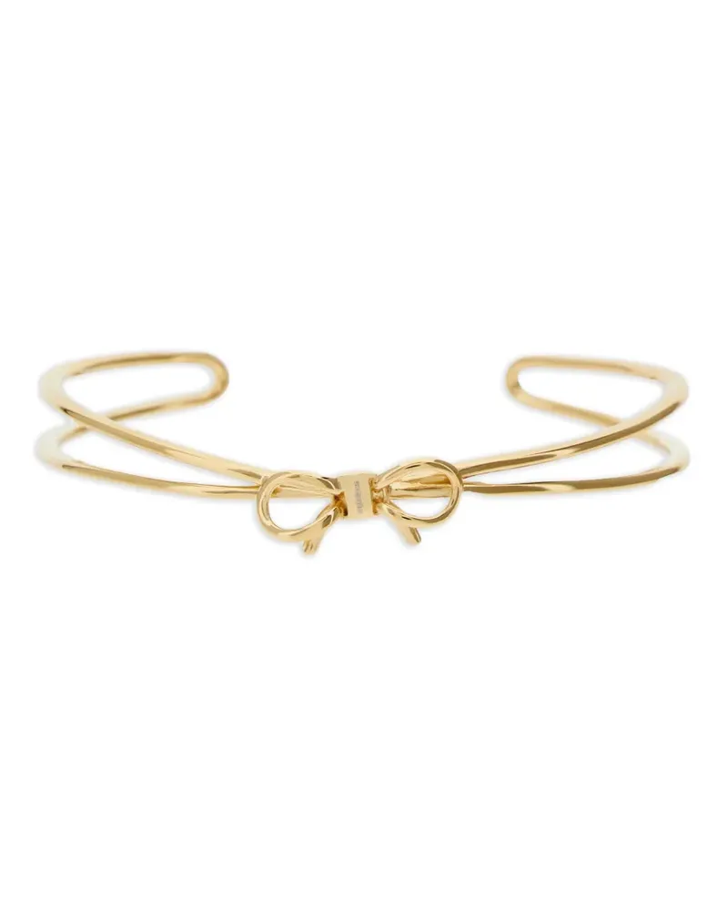Ferragamo bow bangle bracelet - Gold Gold
