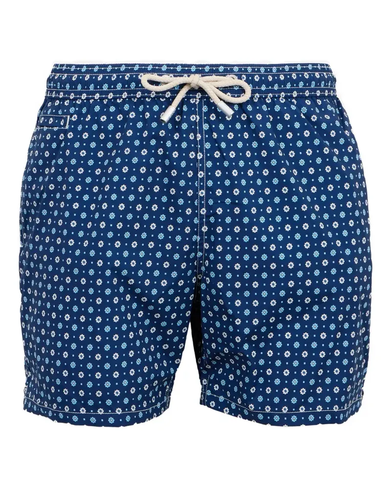 MC2 Saint Barth floral-print swim shorts - Blau Blau