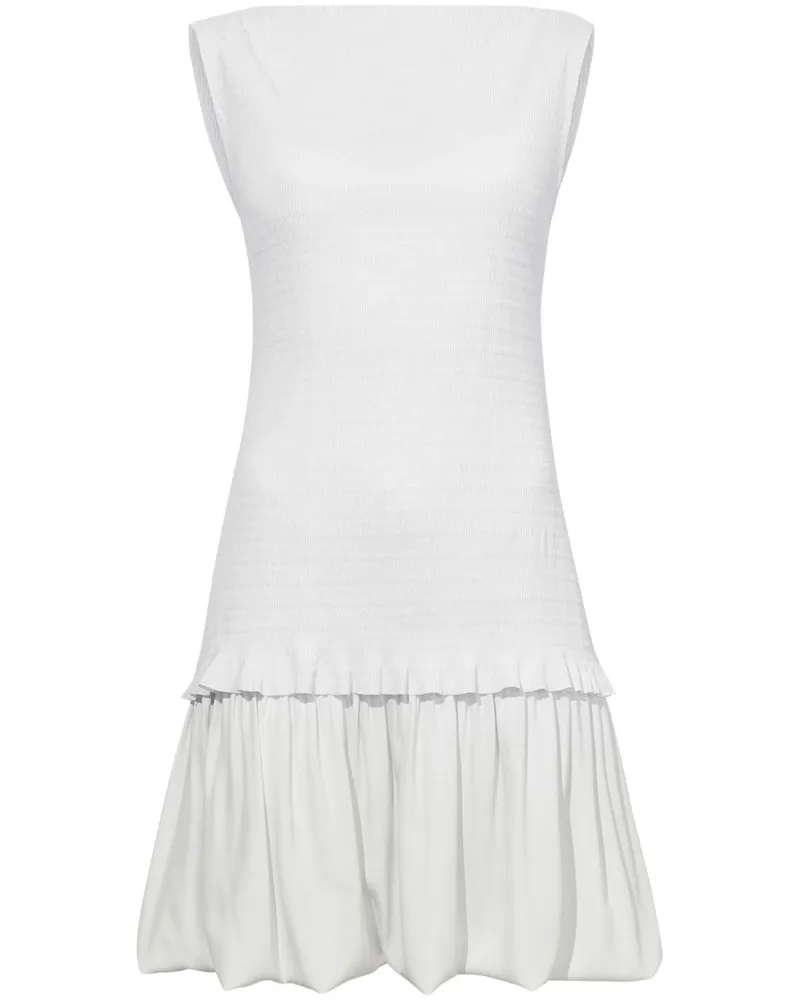 Proenza Schouler Seersucker-Minikleid im Layering-Look - Weiß Weiß