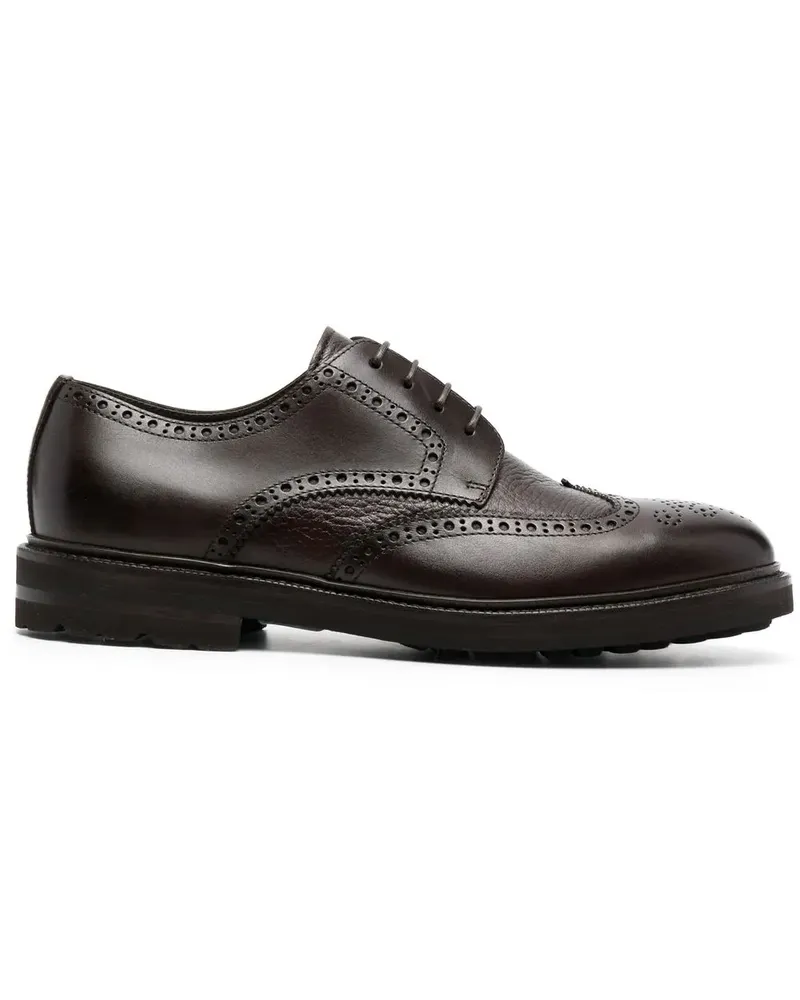 Henderson Derby-Schuhe mit Budapestermuster - Braun Braun
