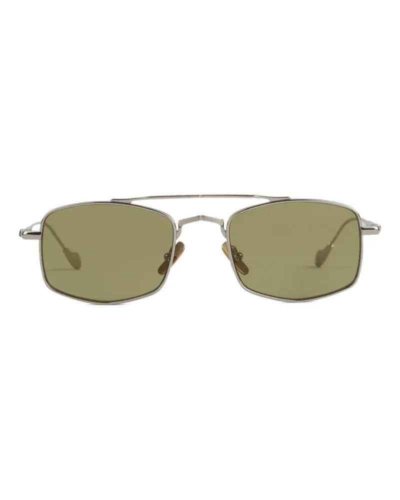 Cutler and Gross x The Great Frog Bowie rectangle-frame sunglasses - Silber Silber