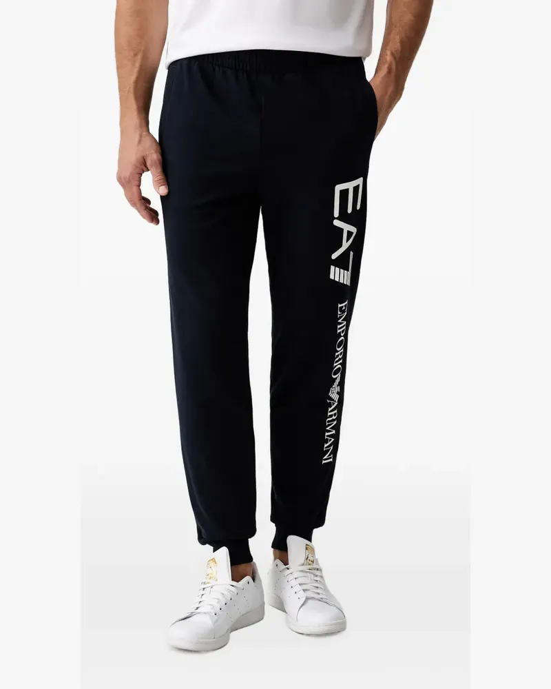 EA7 Jogginghose mit Logo-Print - Blau Blau