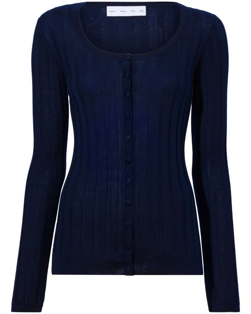 Proenza Schouler Hattie Cardigan - Blau Blau