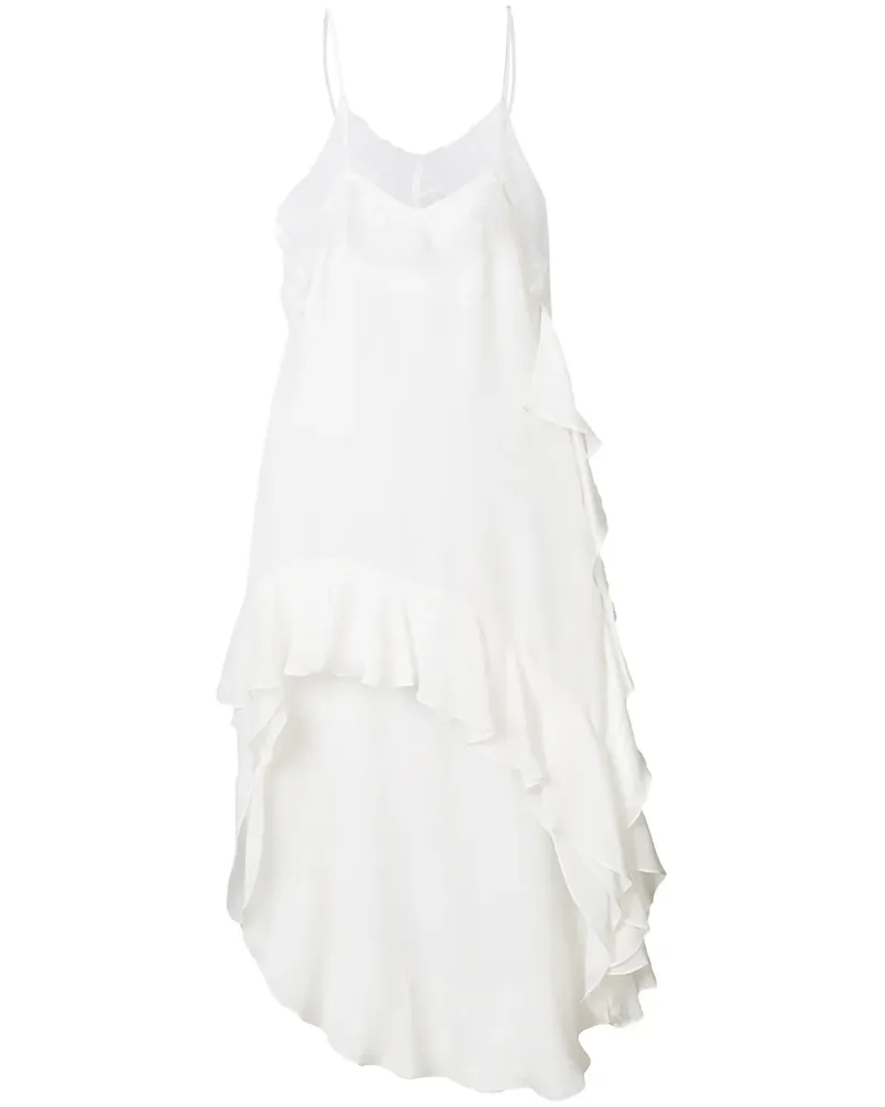 ALMAZ ruffled dress - Weiß Weiß