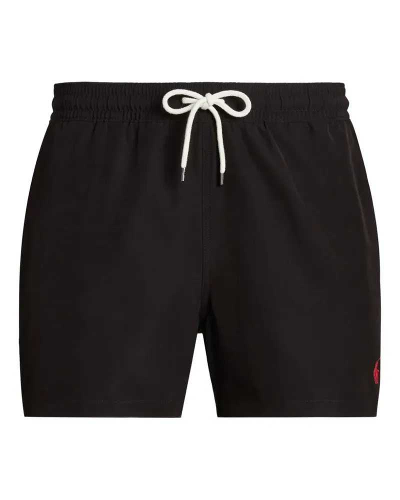 Ralph Lauren Badeshorts mit Kordelzug - Schwarz Schwarz