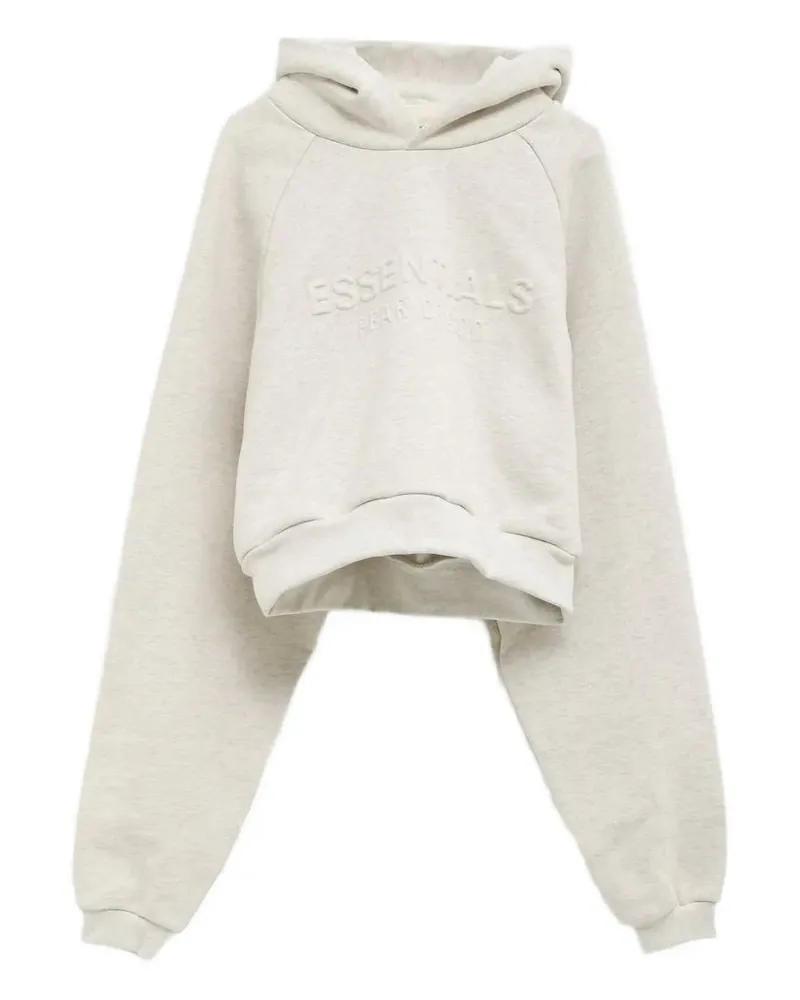 Fear of God 90s embossed-logo hoodie - Nude Nude