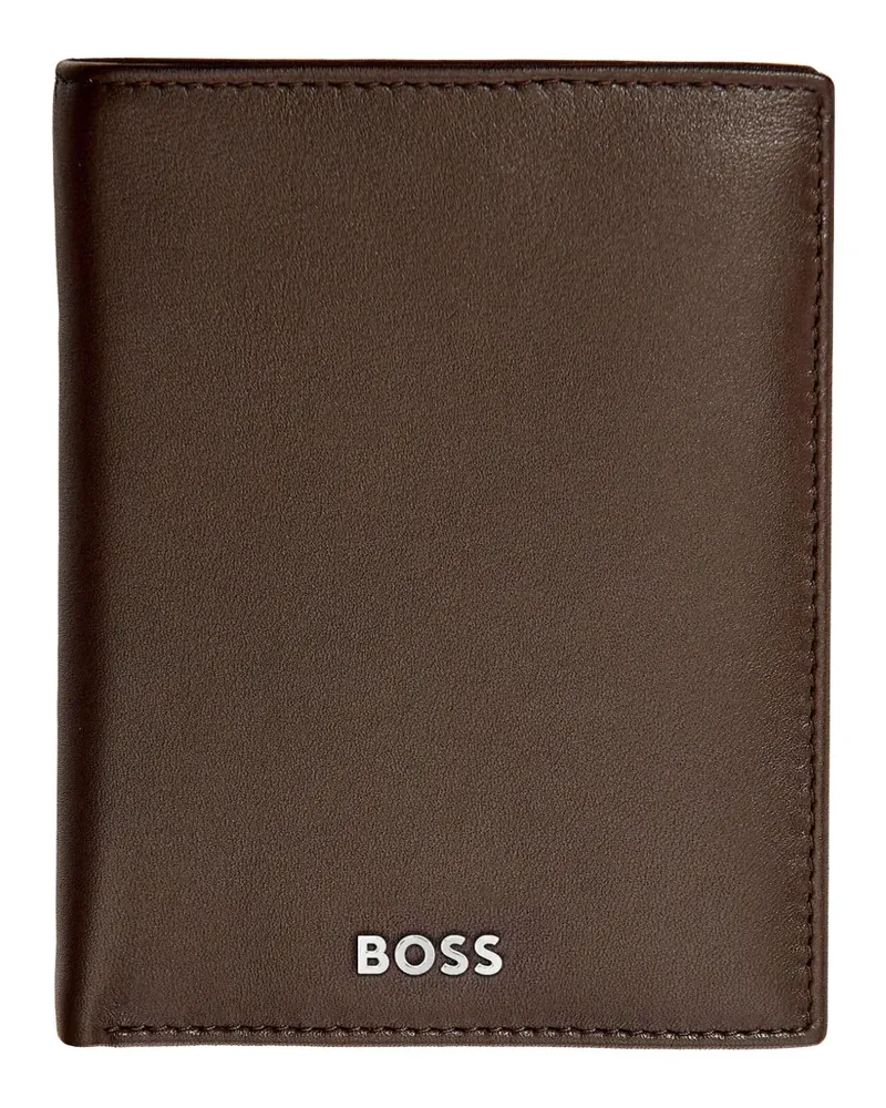 HUGO BOSS Portemonnaie mit Logo - Braun Braun