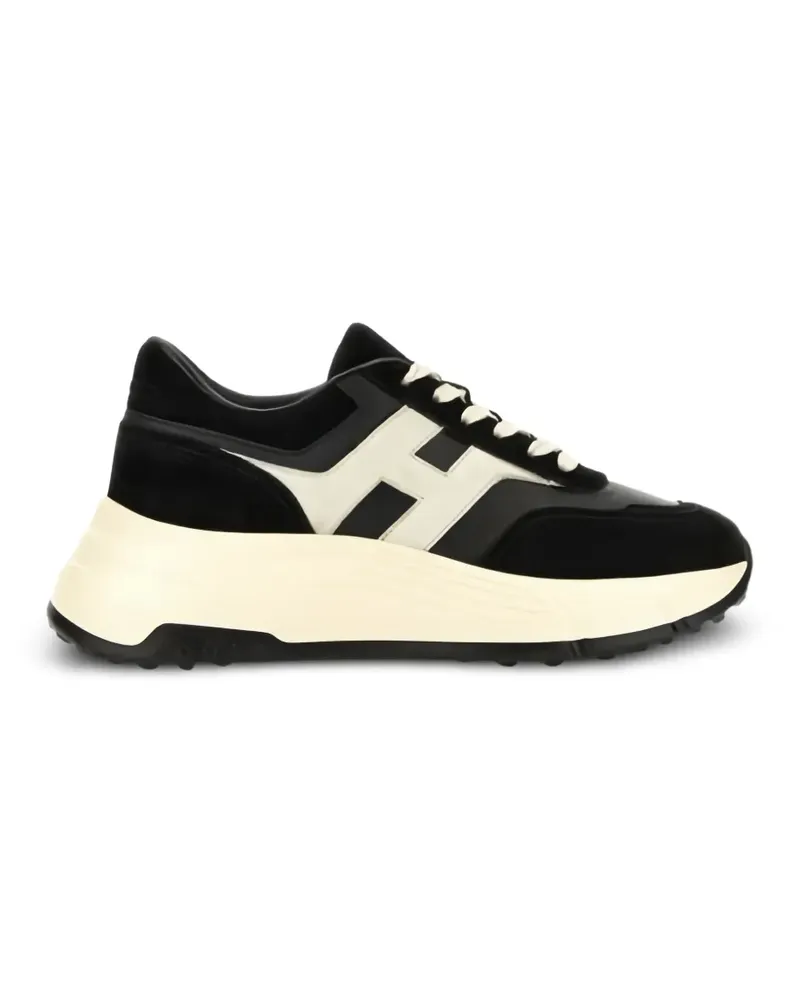 Hogan Sneakers mit Einsätzen - Schwarz Schwarz