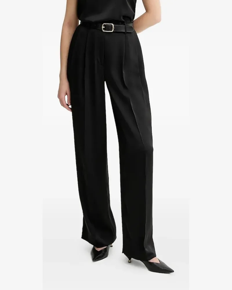 Michael Kors Plissierte Hose - Schwarz Schwarz