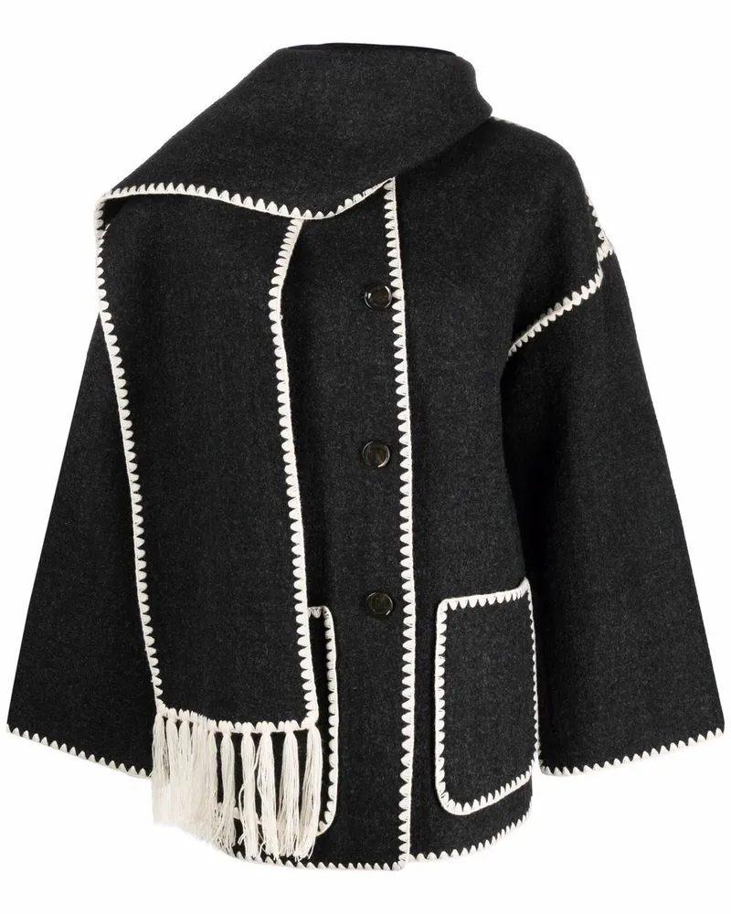 Totême Jacke mit Stickerei - Grau Grau