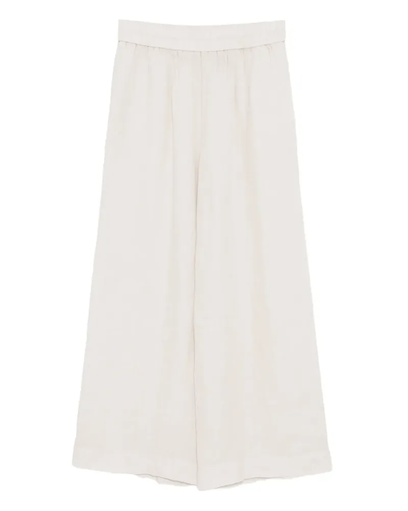 James Perse Leinenhose mit weitem Bein - Nude Nude