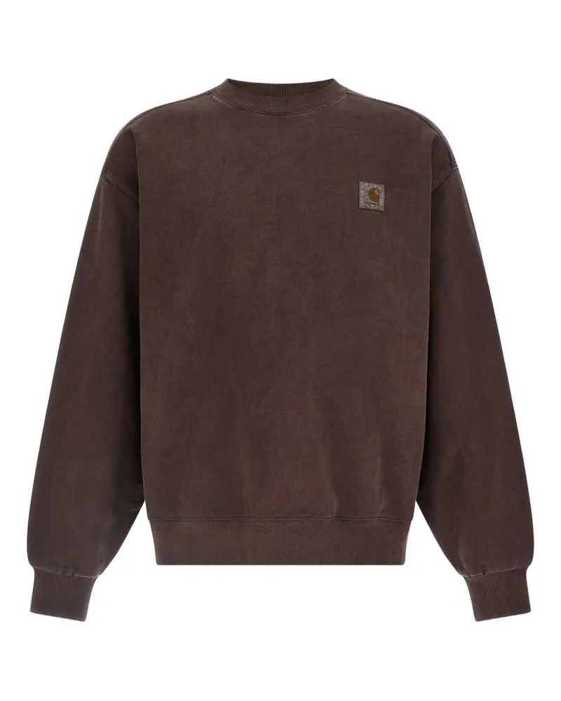 Carhartt WIP Vista logo-patch sweatshirt - Braun Braun