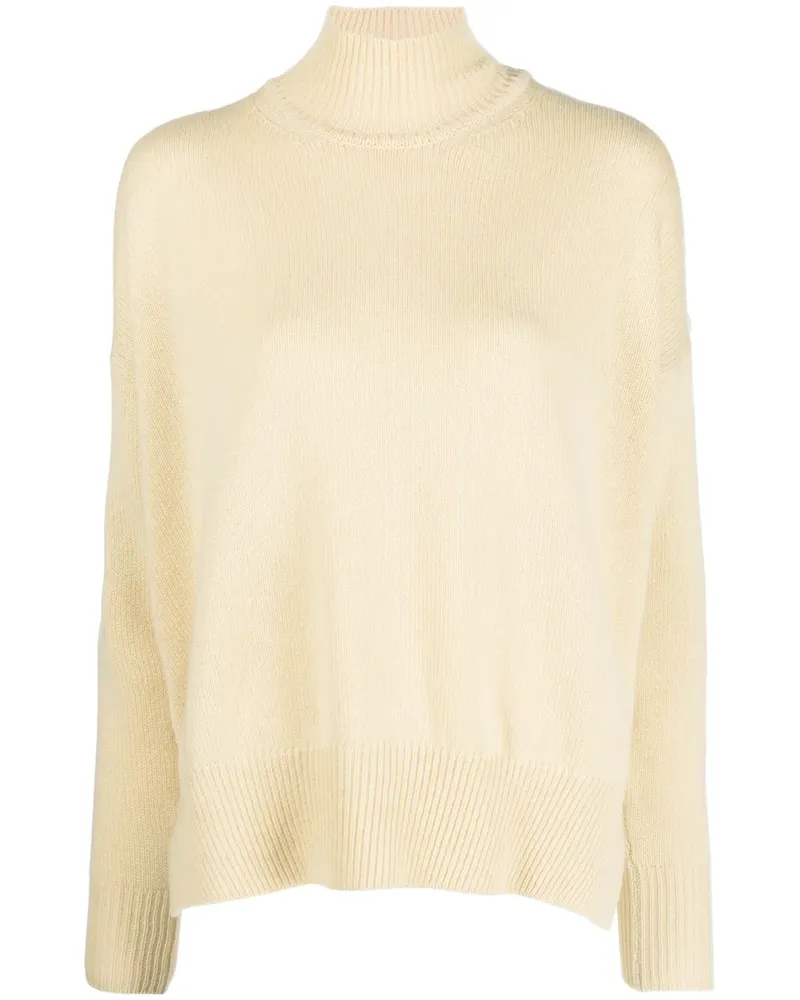 Jil Sander Gestrickter Rollkragenpullover - Gelb Gelb