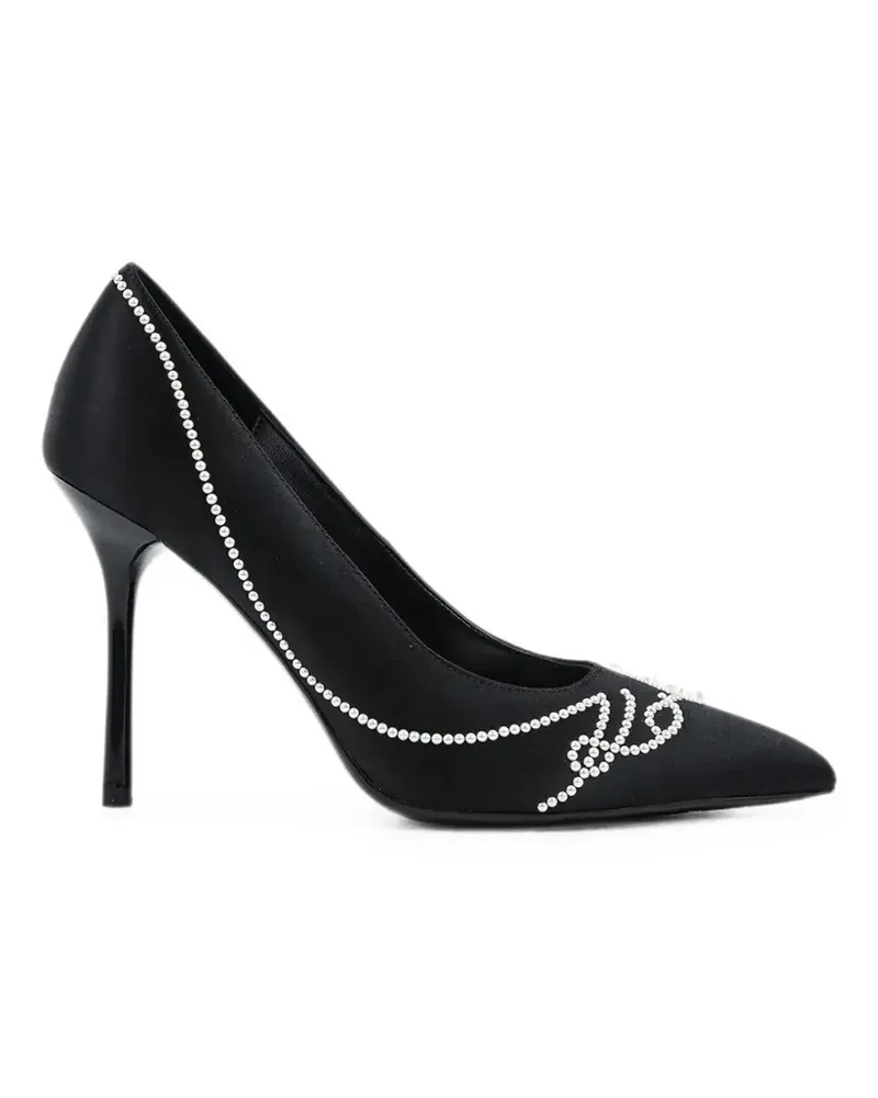 Karl Lagerfeld Sarabande Pumps mit Perlen - Schwarz Schwarz