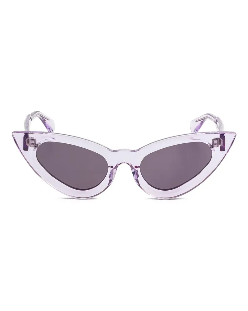 KUBORAUM Mask Y3 Sonnenbrille mit Cat-Eye-Gestell - Violett Violett