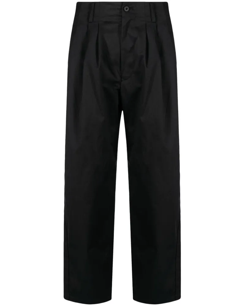 Yohji Yamamoto x New Era Hose mit Bundfalten - Schwarz Schwarz