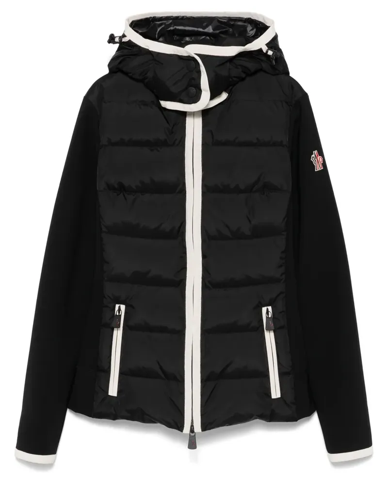 Moncler Wattierte Jacke mit Reißverschluss - Schwarz Schwarz