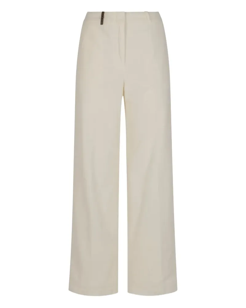 Peserico Hose mit Knopfverschluss - Nude Nude