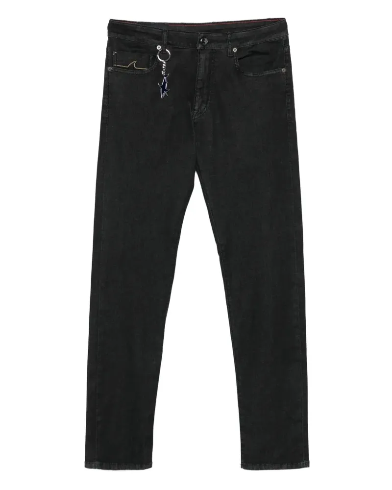 Paul & Shark Jeans mit aufgesticktem Sternanhänger - Schwarz Schwarz