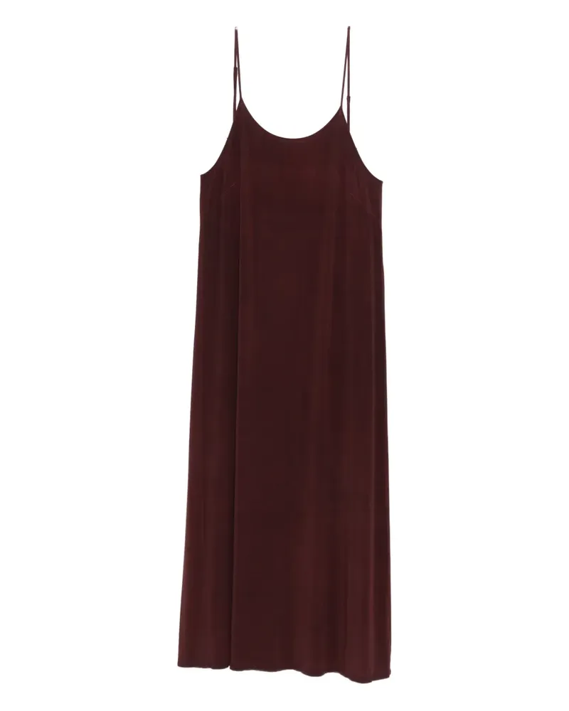 Uma Wang Maxikleid mit Spaghettiträgern - Rot Rot