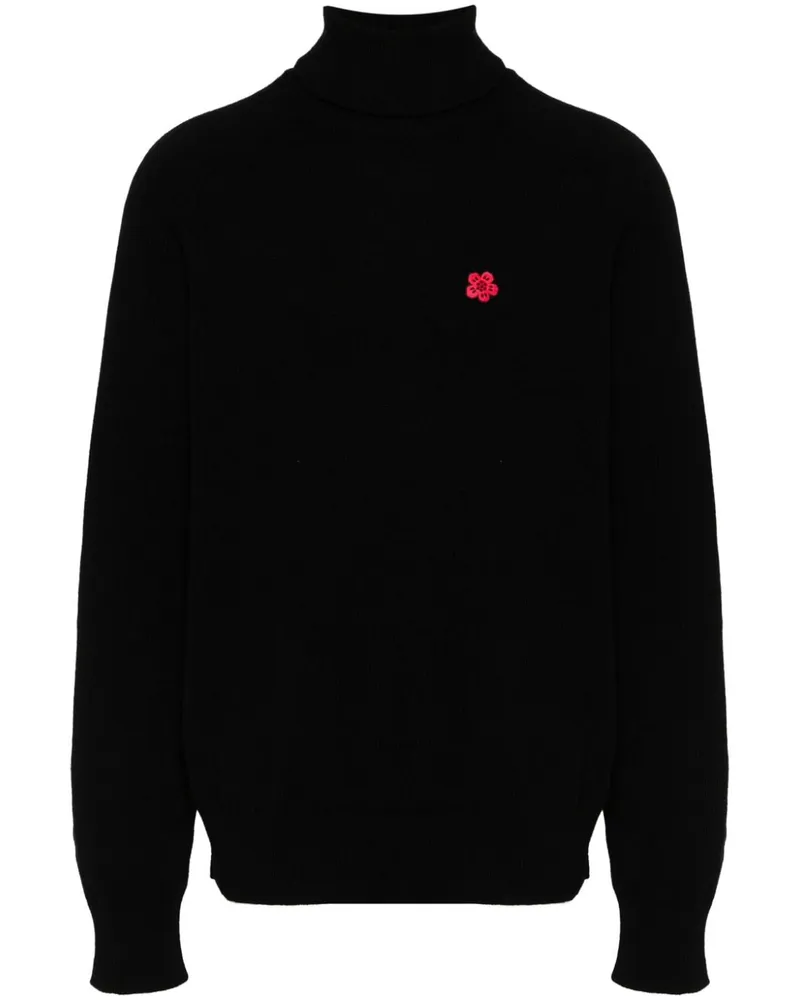 Kenzo Pullover mit Rollkragen Schwarz