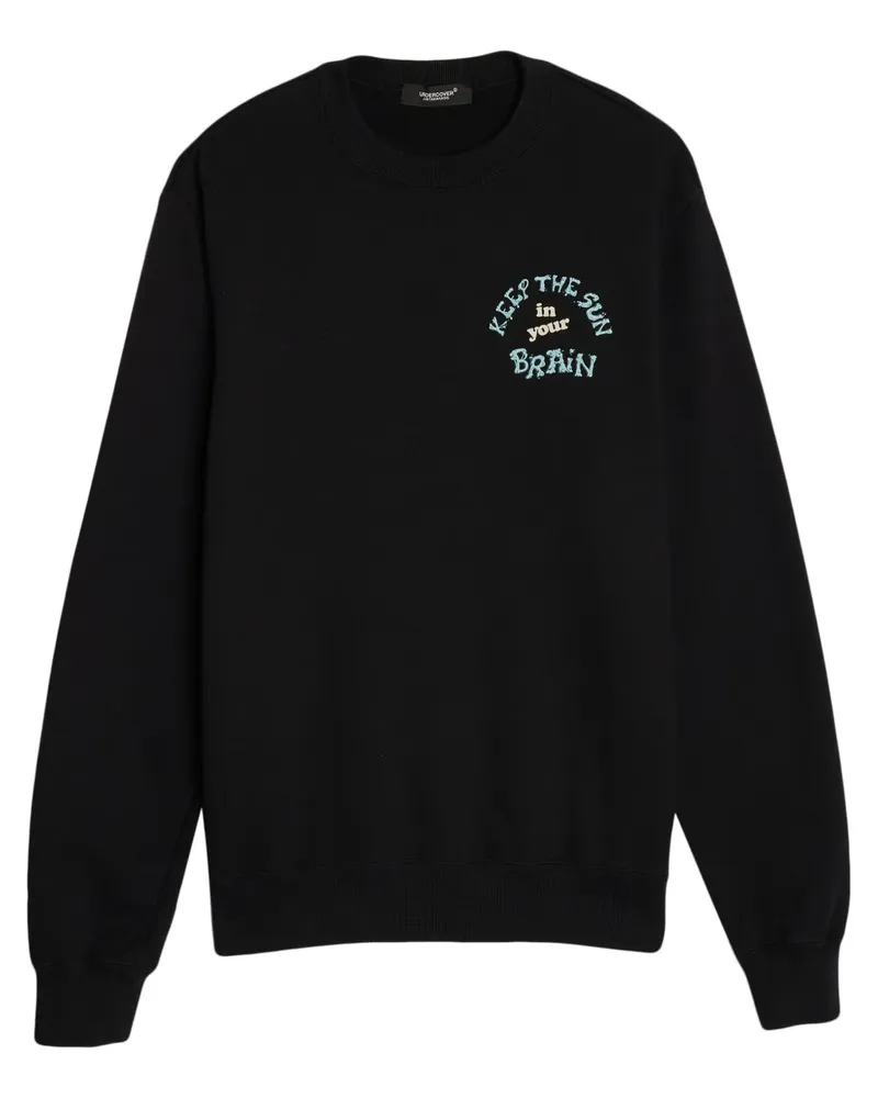 Undercover Sweatshirt mit Totenkopf-Print - Schwarz Schwarz