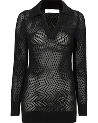 Proenza Schouler Agnes Top aus Pointelle-Strick Schwarz