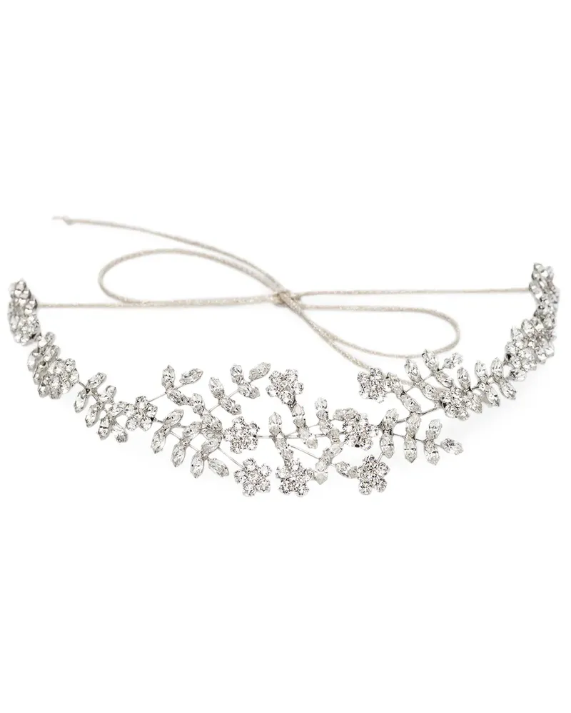 Jennifer Behr Izabella' Haarband mit Kristallen - Silber Silber