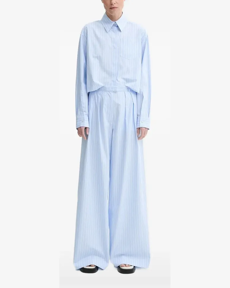 Won Hundred Gestreiftes Hemd - Blau Blau