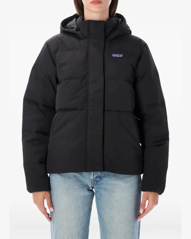 Patagonia Gesteppte Kapuzenjacke - Schwarz Schwarz