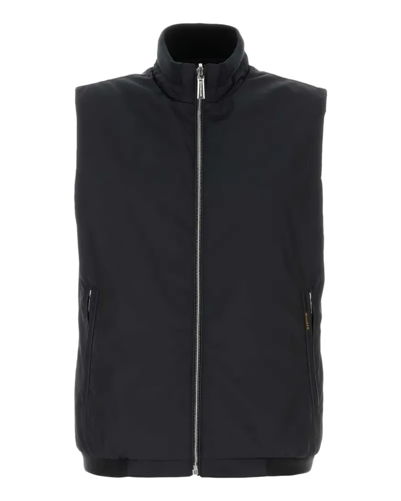 MOORER zip sleeveless gilet - Blau Blau