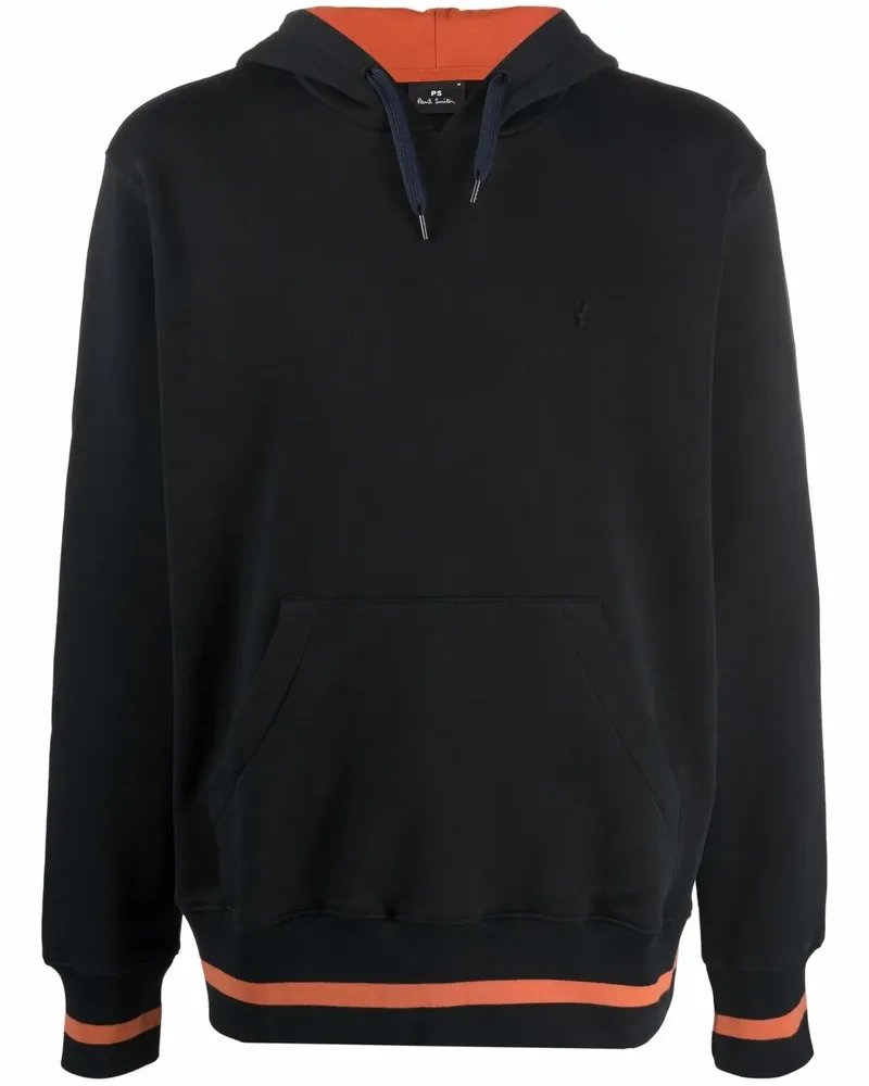 Paul Smith Hoodie mit Logo-Print - Schwarz Schwarz