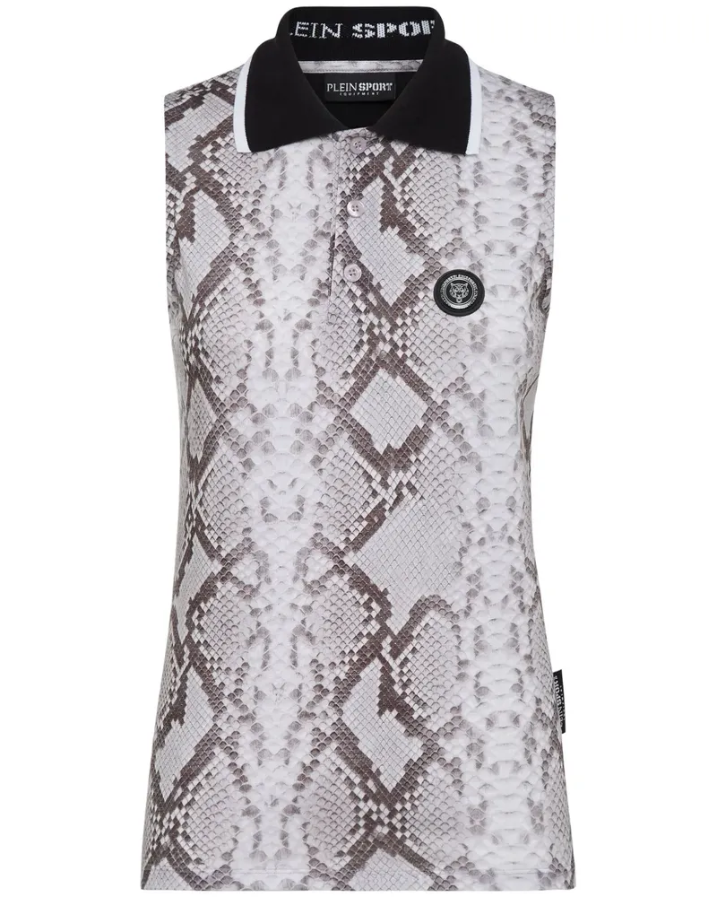 Philipp Plein Top mit Print - Nude Nude