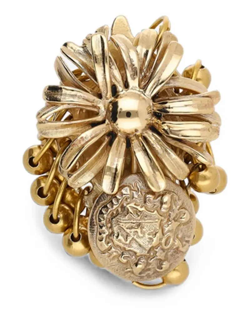 Dries van Noten Ring im Layering-Look - Gold Gold