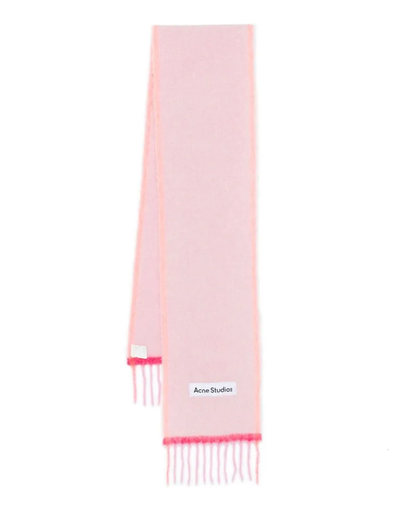 Acne Studios Schal mit Fransen - Rosa Rosa