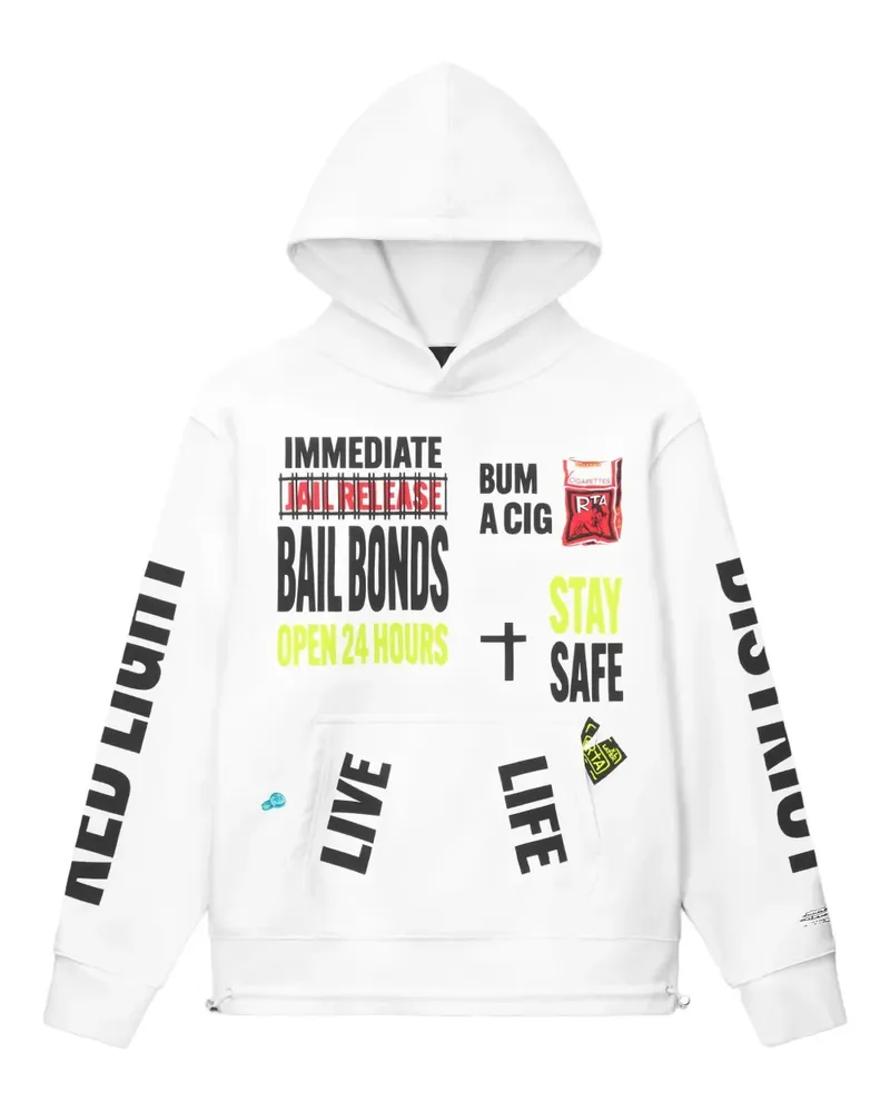 RTA Jordan "Underground" Hoodie - Weiß Weiß