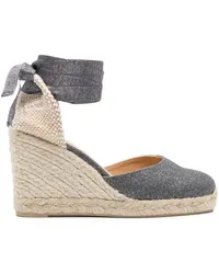 Castañer Carina Wedge-Espadrilles 90mm Grau